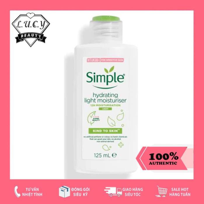 Hàng UK- Sữa Dưỡng Da Simple Kind To Skin Hydrating Light Moisturiser