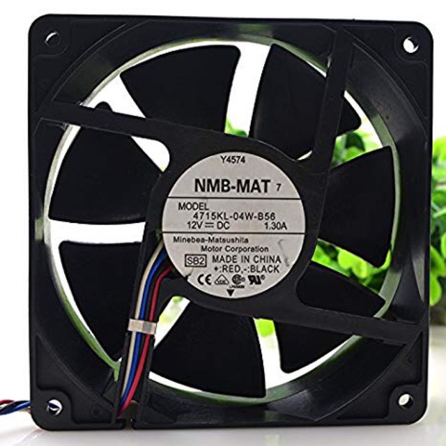 Quạt server NMB, Nidec,delta,foxcom 12v 1.3A -16A , vuông 12cm siêu khoẻ