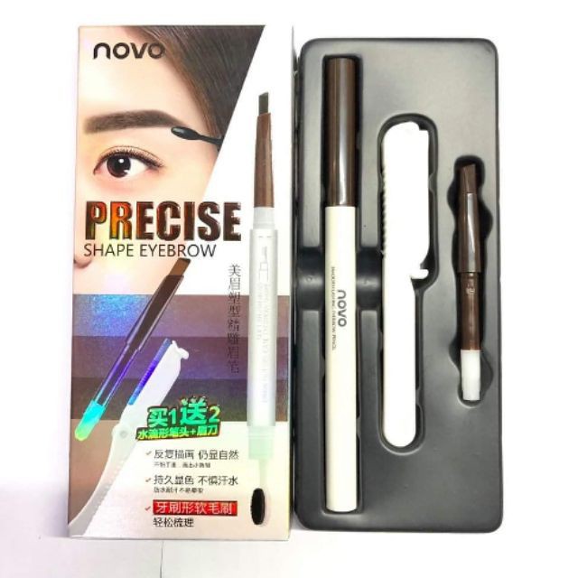 SET VẼ CHÂN MÀY NOVO PRECISE SHAPE EYEBROW | BigBuy360 - bigbuy360.vn