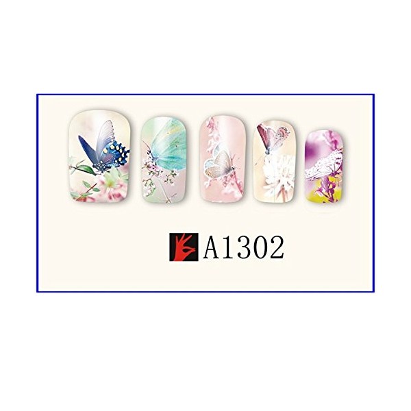Stick nước 3D hoạ tiết bướm, miếng dán trang trí móng Thiên Di Nail