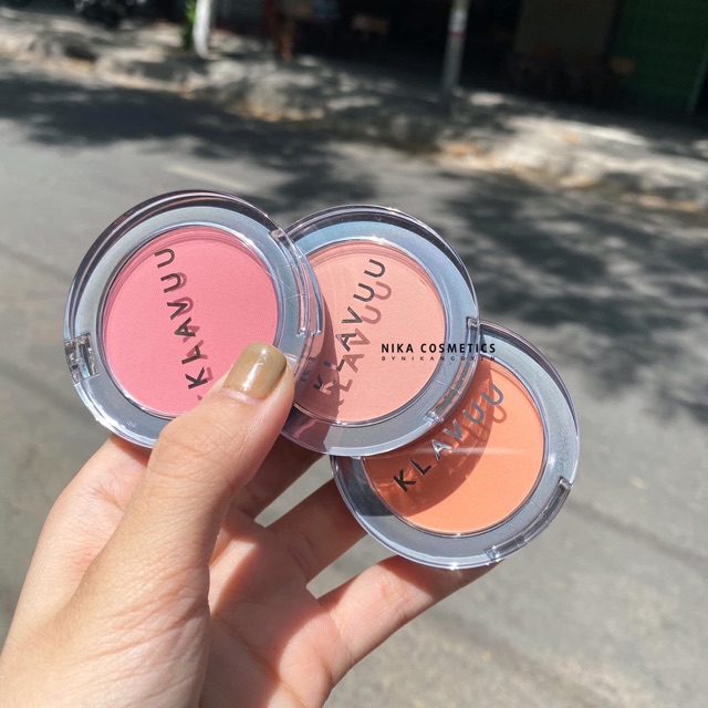 Phấn Má Hồng Klavuu Urban Pearlsation Natural Powder Blusher