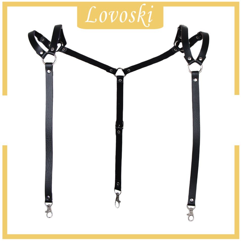 [Lovoski] Đai Thắt Lưng Da Chữ Y Có Khóa Cài Có Thể Điều Chỉnh Cho Nam Và Nữ