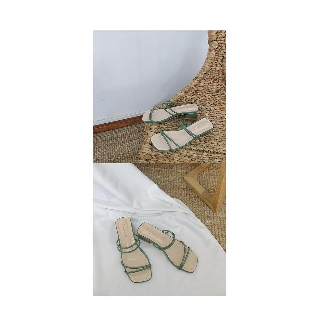 MS302 Sandal quai mảnh kiểu dáng Hàn Quốc