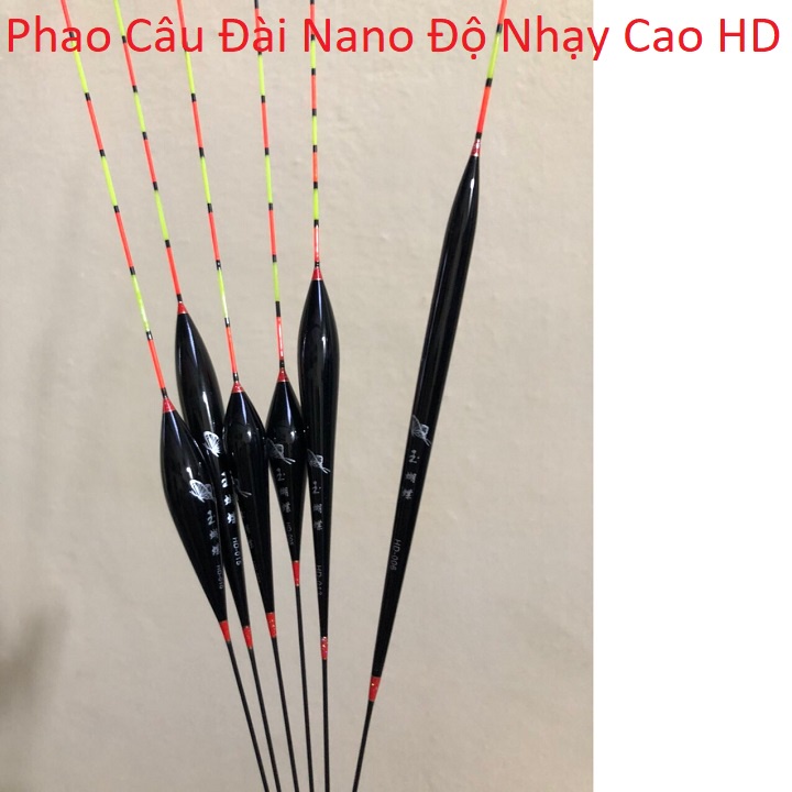 Phao Câu Đài Nano HD Độ Nhạy Cao, Chịu Gió Và Sóng, Tăm Bé Câu Rô Phi, Diếc, Chép