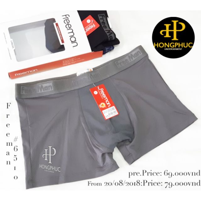 Quần Lót Nam Dạng Đùi Thun Lạnh Spandex FREEMAN Boxer