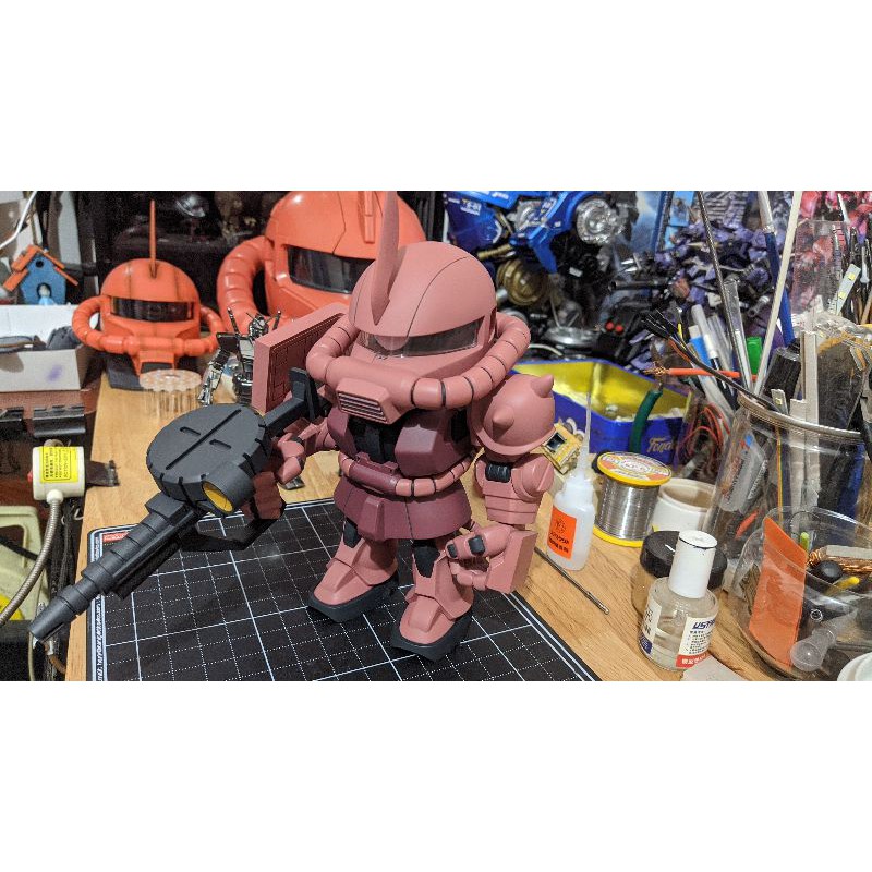 tunghondaGamer Mô hình figure QSV 003 zaku II phiên bản giới hạn Bandai