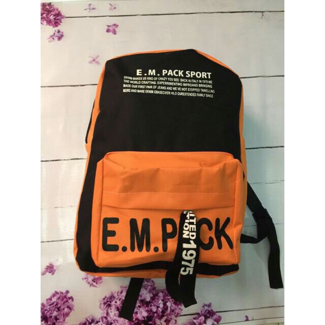 Balo teen thời trang empack , size 38x30x10