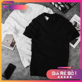 Áo thun trơn tay lỡ nữ freesize phông form rộng dáng Unisex, áo phông trơn form rộng