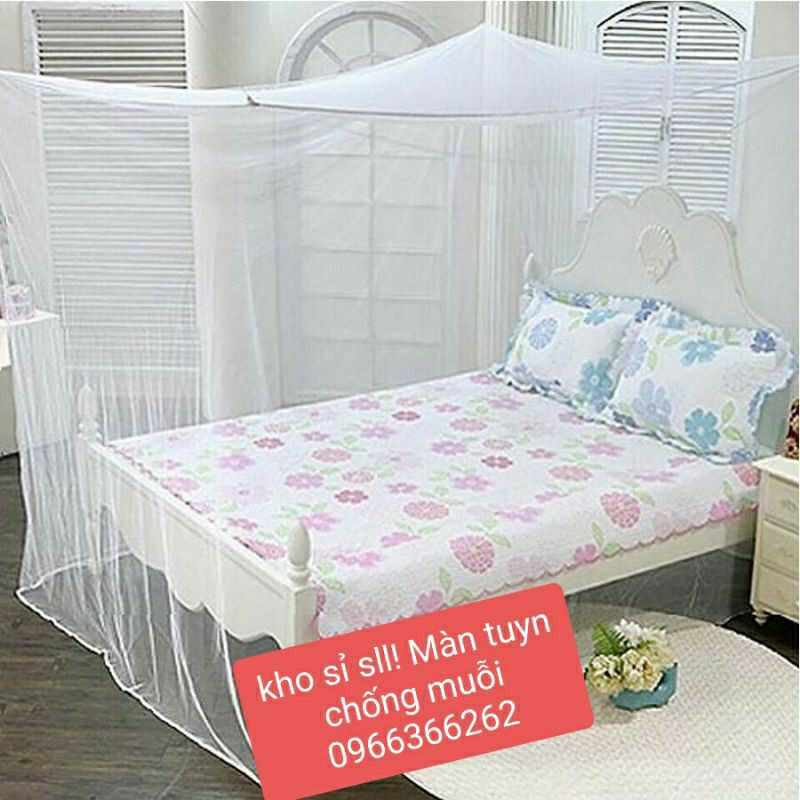 Kho sỉ Màn tuyn chống muỗi Việt Nam, Size 1m8x2m và 1m6x2m