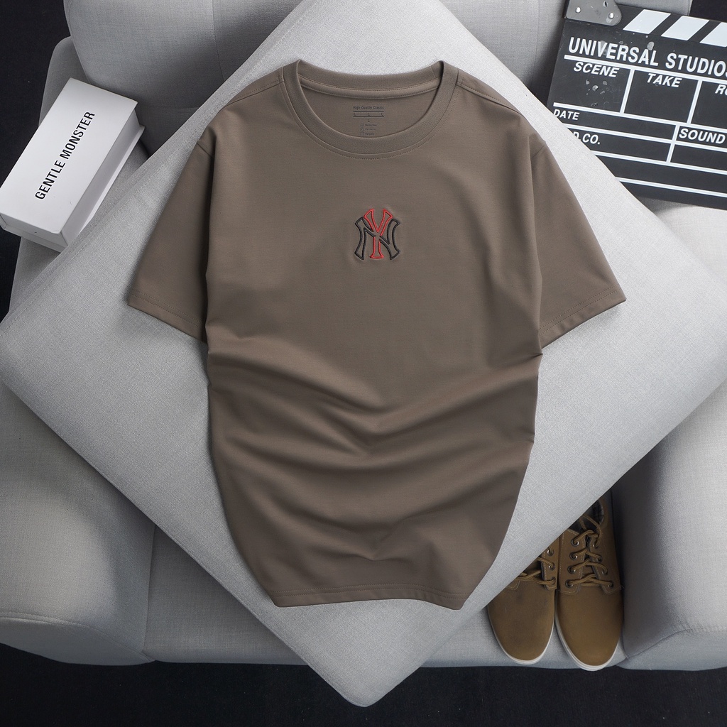 (Có size 3XL) Áo thun nam cổ tròn NYC 3M, áo phông nam cotton mịn, form basic thoải mái