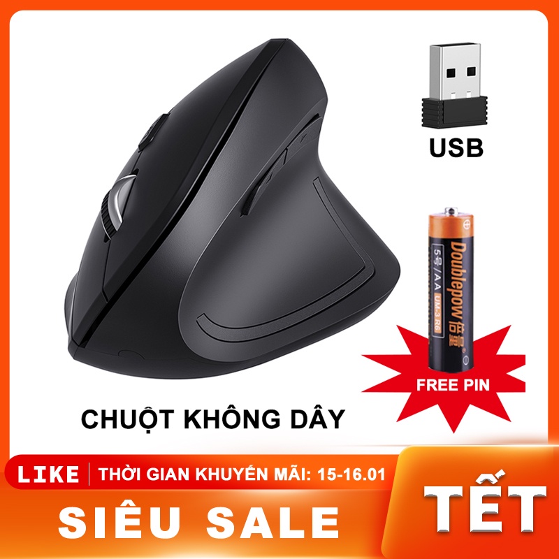 Chuột quang LED không dây đeo tay dọc Bluetooth mang lại hiệu suất PC tốt hơn {CM0090C}