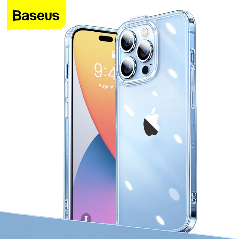 Ốp Điện Thoại TPU Silicon Mềm Trong Suốt Chống Sốc Hiệu Baseus Dành Cho iPhone 14 Pro Max 14 Plus 2022