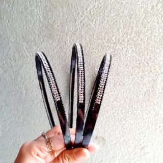 Bờm cài tóc đũa đính hạt 2 hàng siêu xinh