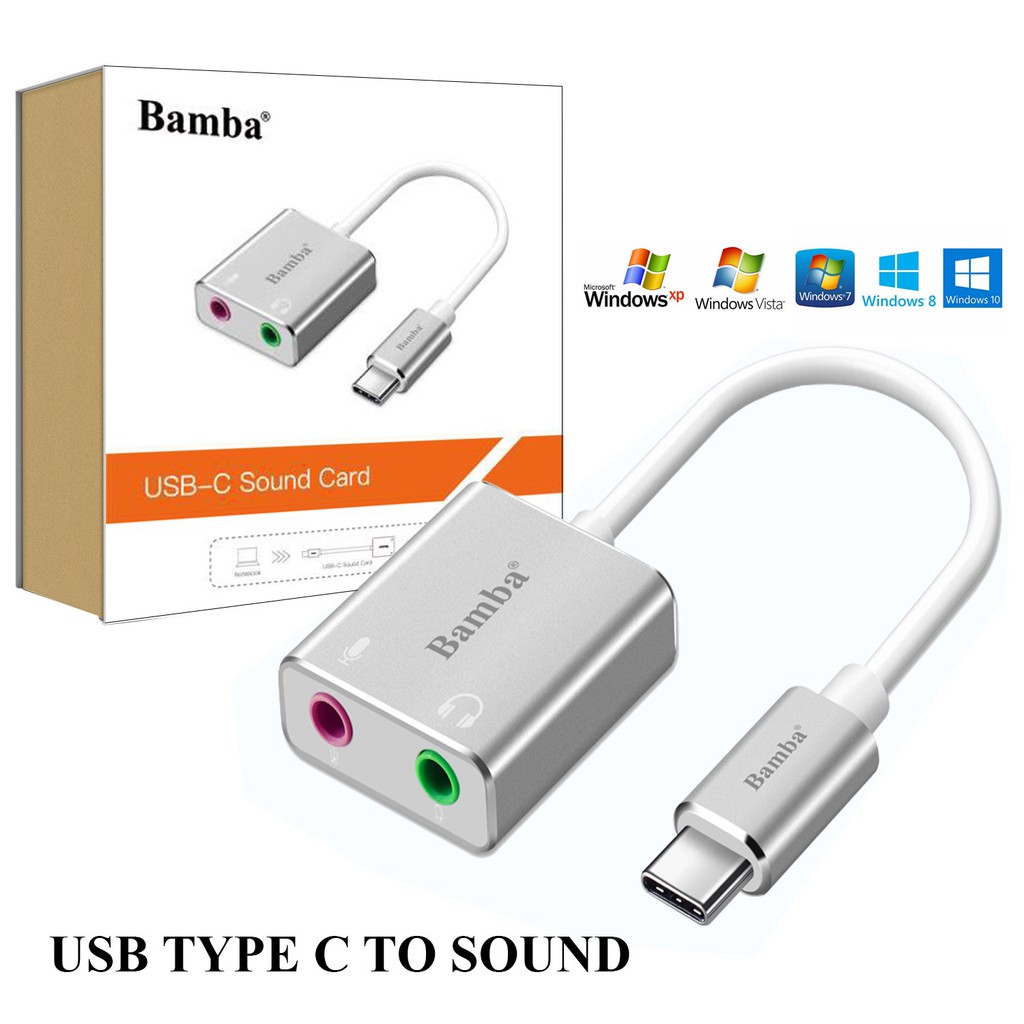 Cáp chuyển USB type C sang 3.5mm - USB C To SOUND 7.1