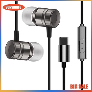 Tai Nghe Nhét Tai Usb Type-C Bằng Kim Loại Có Dây 0504