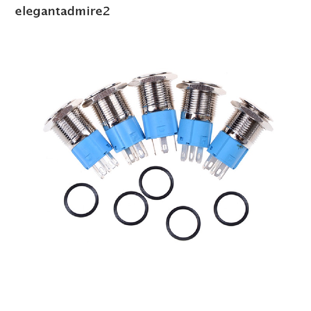 Công Tắc Nguồn Đèn LED 12v 16mm Bằng Kim Loại Chất Lượng Cao Cho Xe Hơi