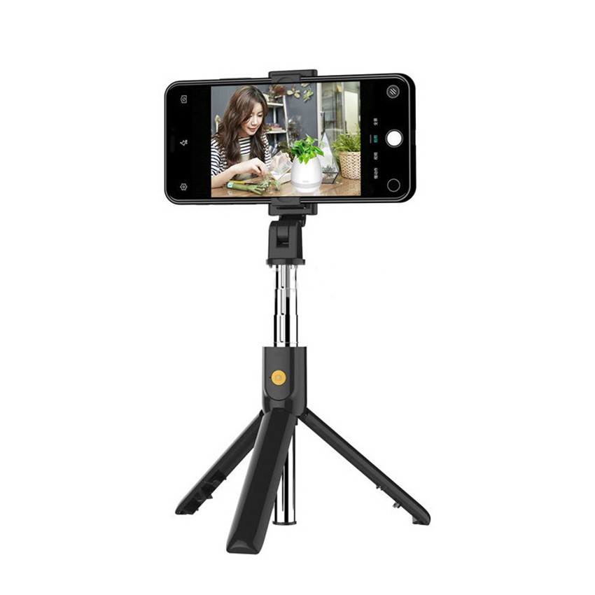 Gậy Chụp Ảnh Tự Sướng Bluetooth 3 Chân Đa Năng – Tripod K07 – Chụp Hình Selfie