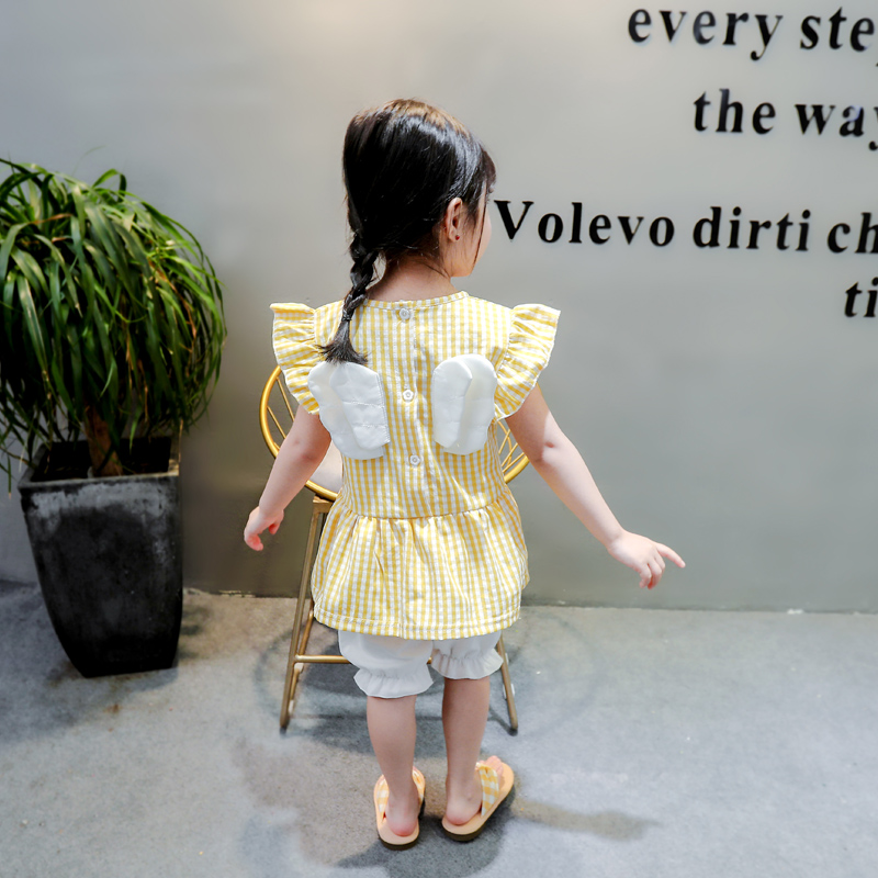 Áo vest thời trang nữ 0-4 năm đẹp váy baby mặc váy Rok dễ thương gái với đôi cánh | BigBuy360 - bigbuy360.vn