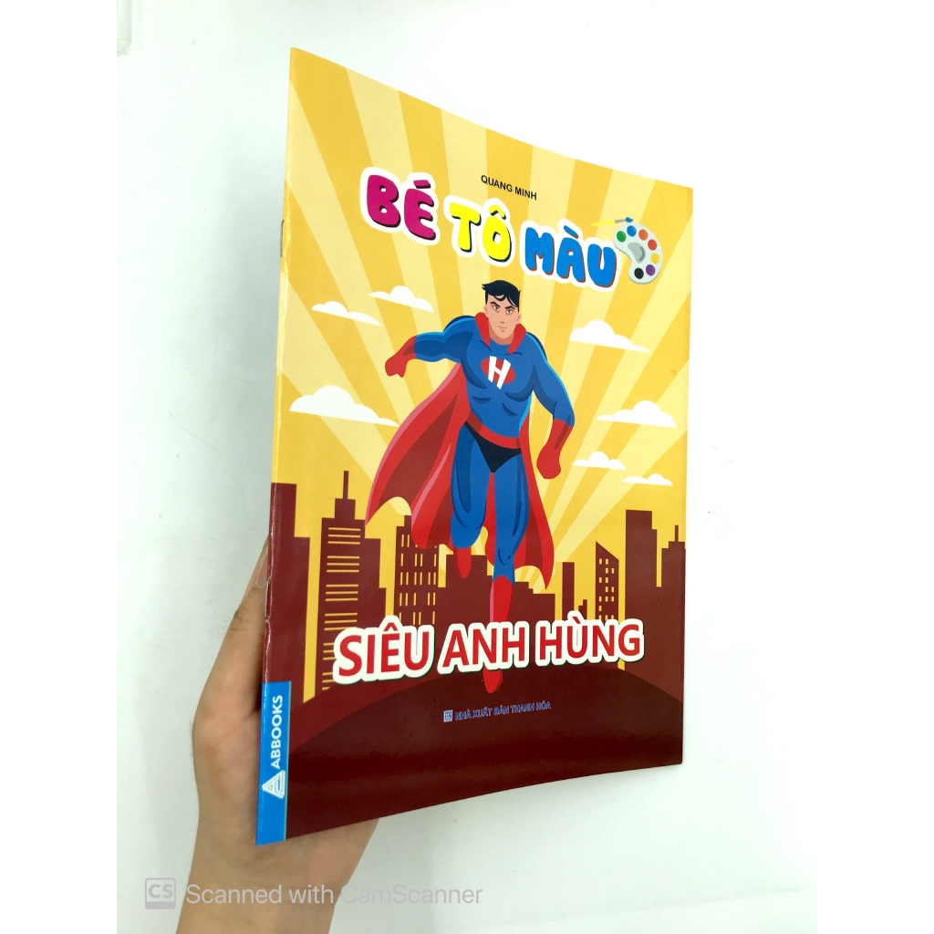 Sách - Bé Tô Màu Siêu Anh Hùng