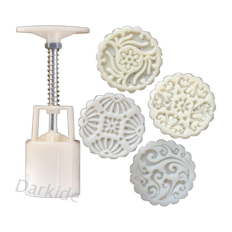 Set 4 Khuôn Làm Bánh Trung Thu 50g Hình Đám Mây