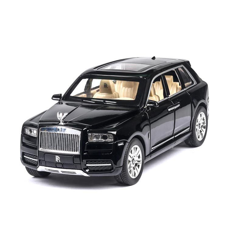 MÔ HÌNH XE Ô TÔ Rolls-Royce Cullinan màu Đen đúc Kim Loại | Tỉ lệ 1:24