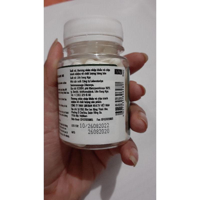 Viên bổ xương khớp Nga glucosamine chondroitin