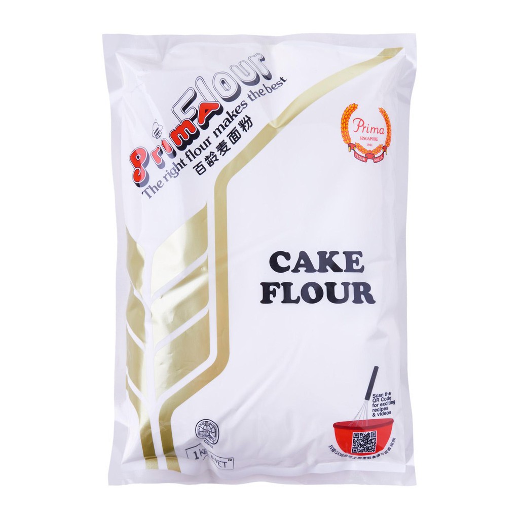 Bột cake flour Prima  màu vàng 1kg