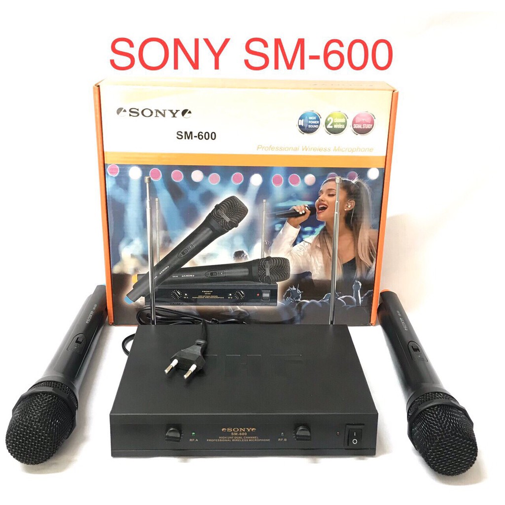 Bộ 2 Micro Không Dây Mẫu Mới SM_600 SONY