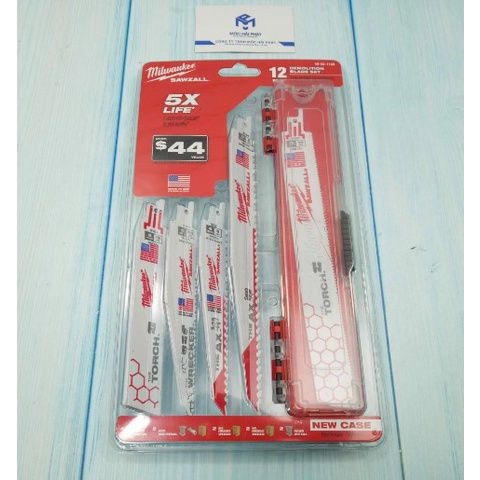 Bộ lưỡi cưa kiếm 12 cái MILWAUKEE 49-22-1129