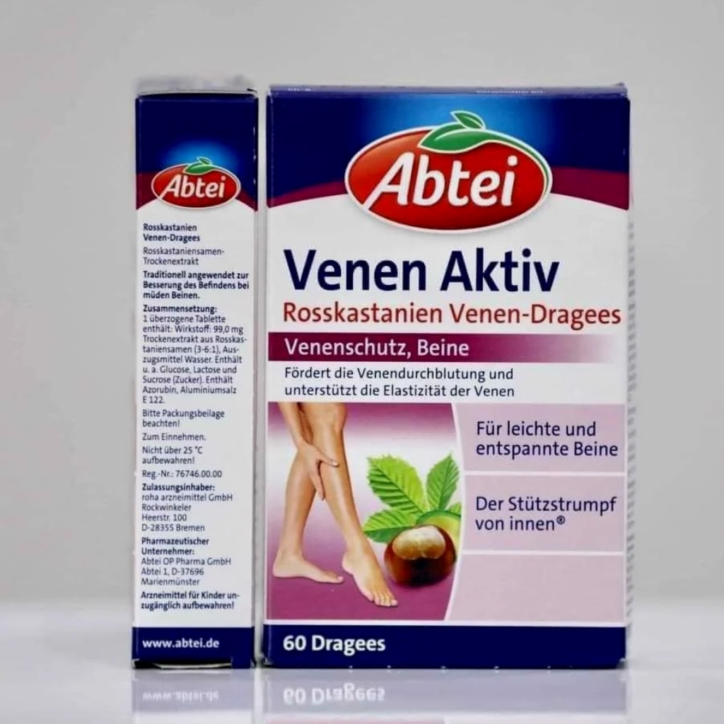 Kem bôi giãn tĩnh mạch Abtei Venen Aktiv 125ml nội địa Đức - Shop Dalavii