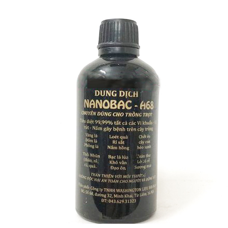Nano bạc phòng trừ nấm bệnh, diệt vi khuẩn cho giá thể đất, vỏ thông.. và cây trồng
