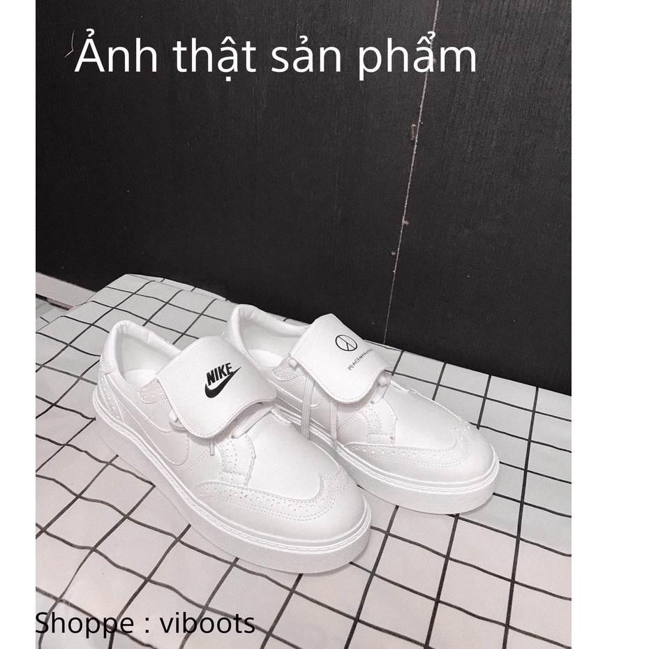 Giày Nike Kwondo 1 G-Dragon FEACEMINUSONE White Hoa Cúc, Kwondo 1 x Peaceminusone Triple  Màu Trắng Hiện Đại