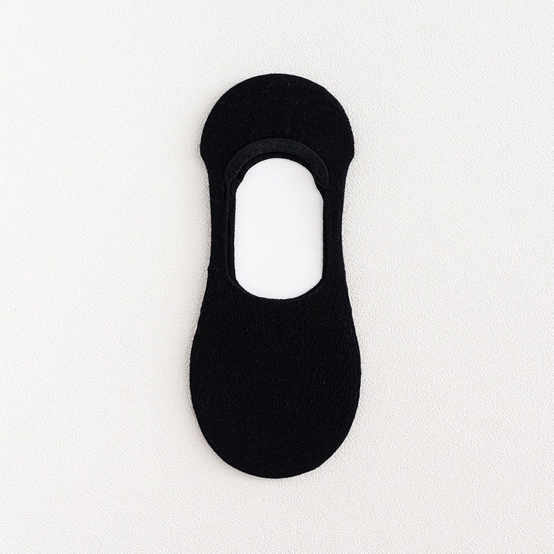 Vớ thuyền WAFNHA D528 kiểu lưới vô hình phối silicone chống trượt thoáng khí dành cho nữ