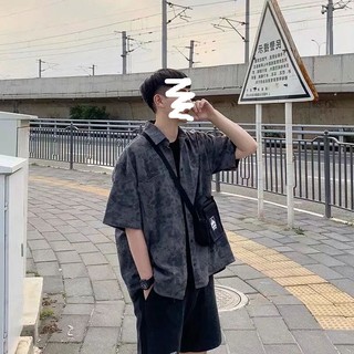 [ORDER TAOBAO]  Áo Sơ Mi Loang Thời Trang Unisex Phong Cách Hàn Quốc
