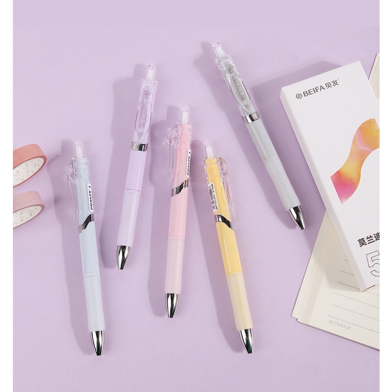 Bút Mực Gel Đen Ngòi 0.5MM Mực Đen Cho Học Sinh/Văn Phòng