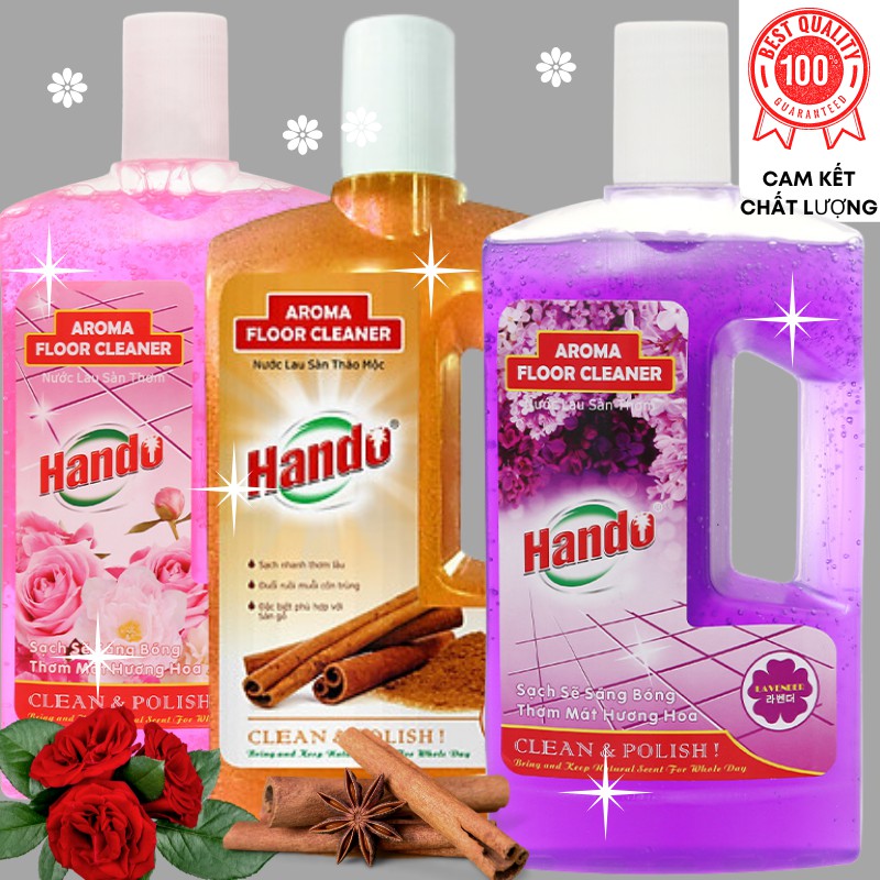 Nước lau sàn nhà HANDO AROMA 1 lít nhiều hương