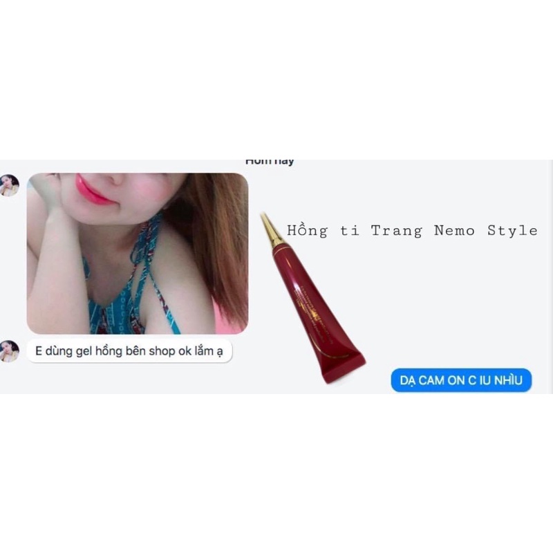 Gel phủ Hồng môi, Hồng ti XL