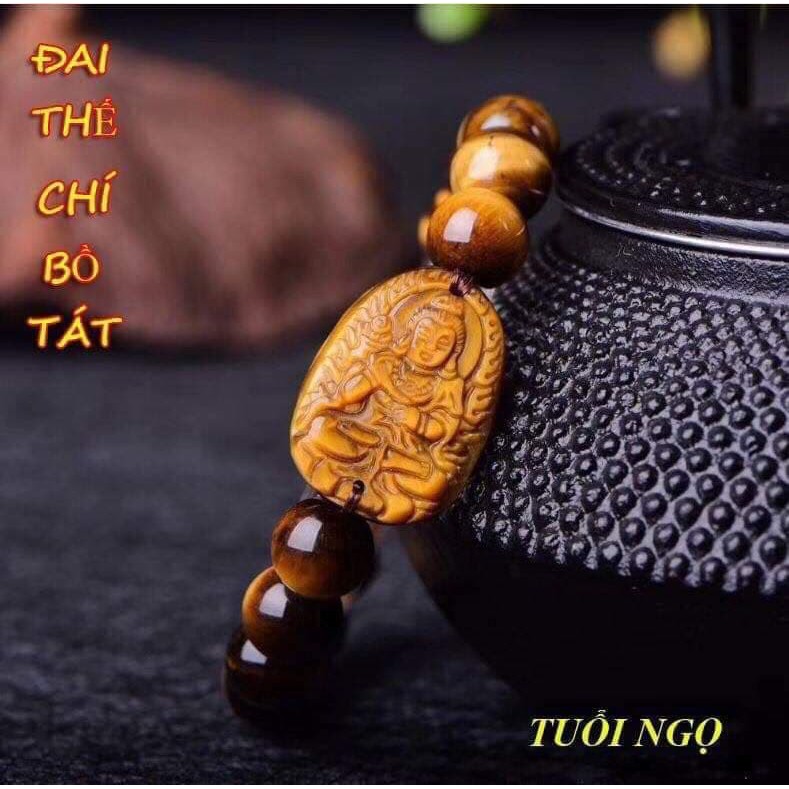 Vòng Tay Phật Bản Mệnh Đá Mắt Hổ