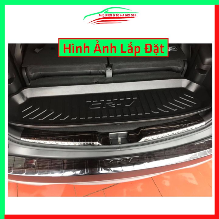 Ốp chống trầy cốp Honda CRV 2018-2023 vân titan