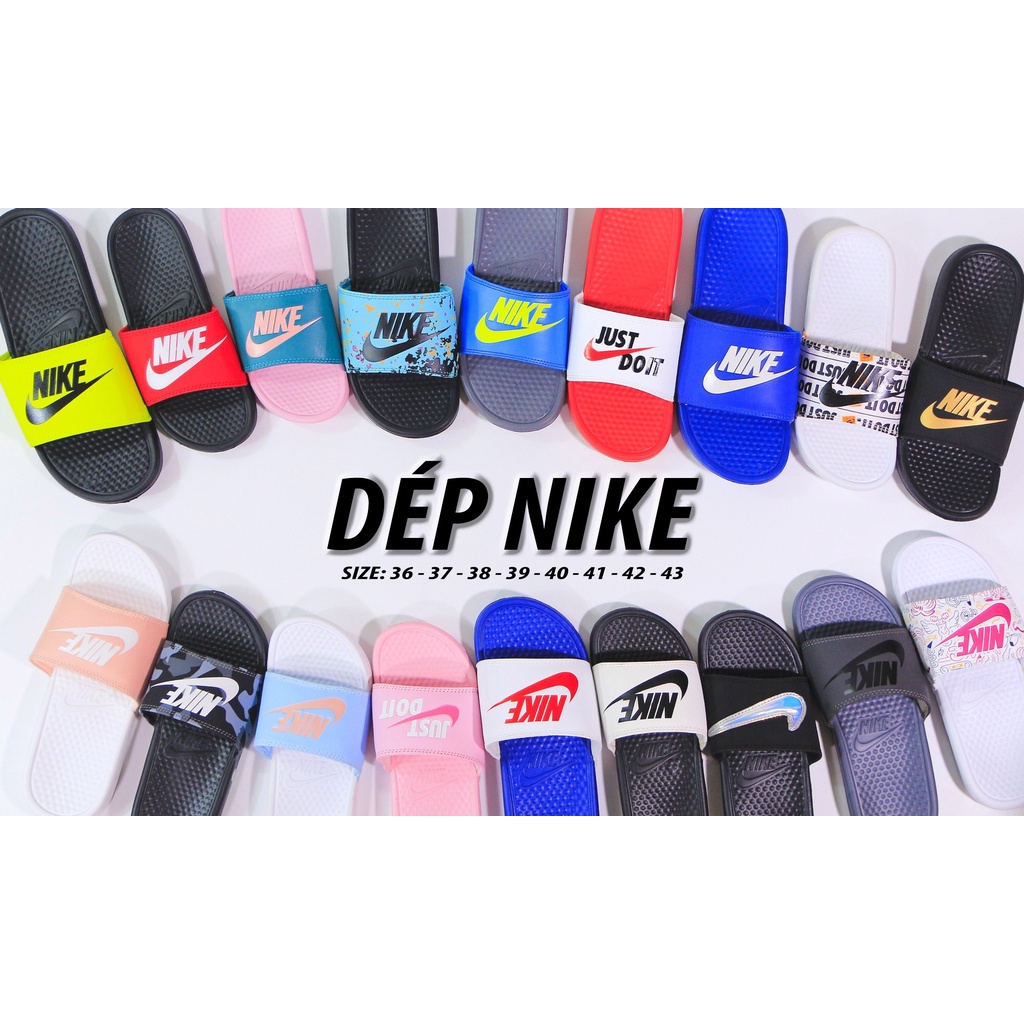 dép quai ngang nike-nam, nữ đủ màu BST hot 2021