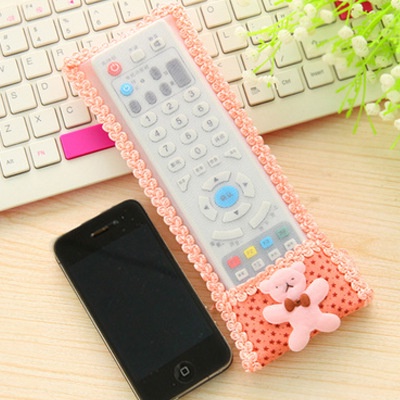 Vỏ Bọc Điều Khiển Remote Tivi, bọc điều hoà cute chống bụi ( 22.5 x 7.5 cm )