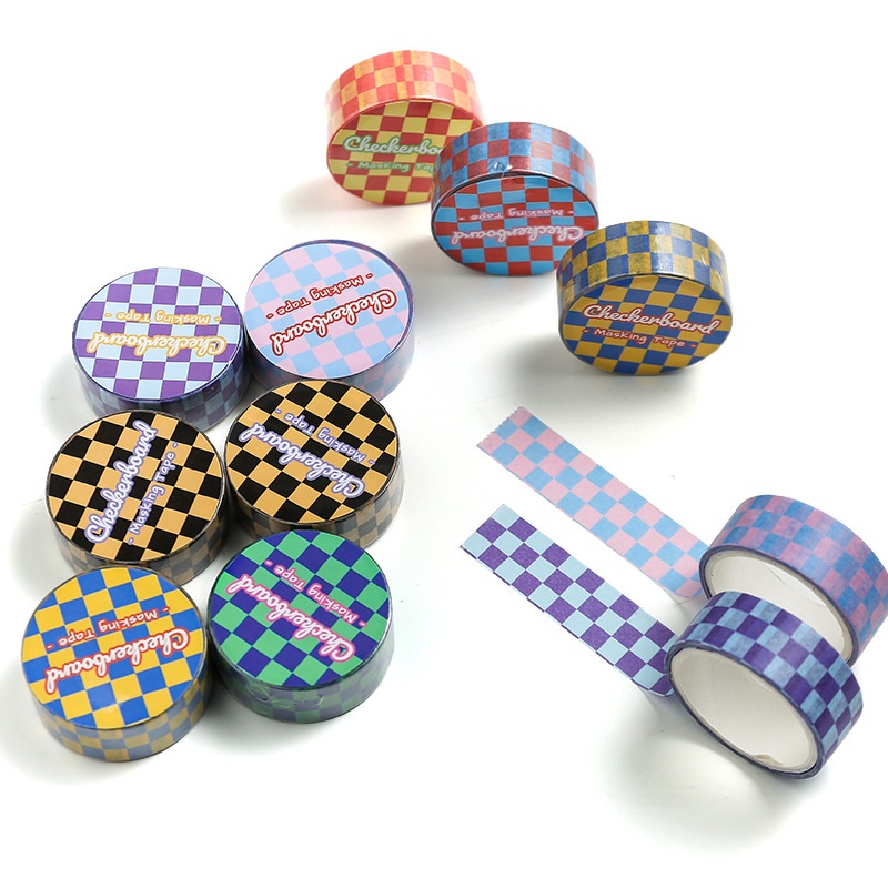 1 Cuộn Băng Keo Nhiều Màu Sắc Tự Nhiên Trang Trí Sổ Tay Sáng Tạo DIY