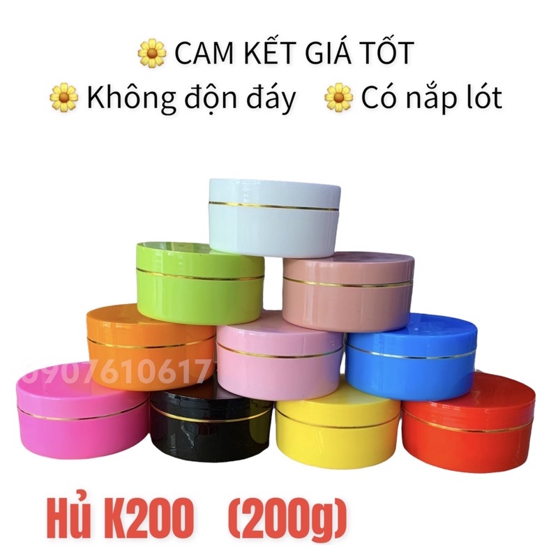 Hủ nhựa K200 (200g) đựng kem