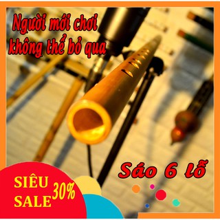 Sáo trúc Việt Nam tone Đô 6 lỗ cho người mới chơi