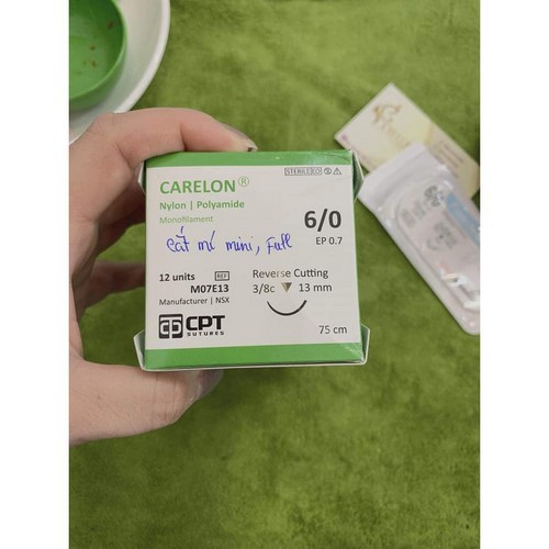 [Hàng Chuẩn]Chỉ Khâu Má Lúm Đồng Tiền 3/0 - Chỉ Khâu Khẫu Thuật 3/0 (Chi Khau Ma Lum Dong Tien)