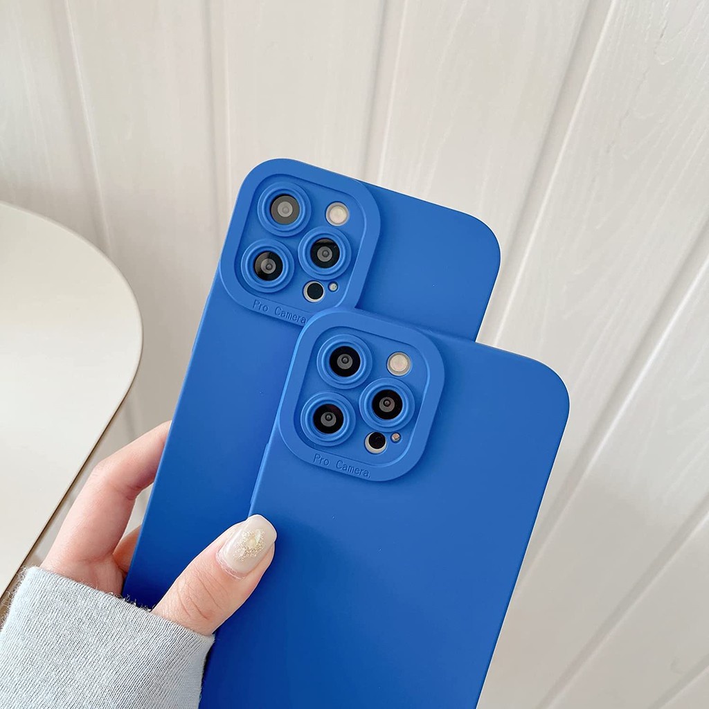 Ốp Điện Thoại TPU Mềm Siêu Mỏng Màu Xanh Dương In Hình Klein Cho compatible for iphone 13 12 Mini 11 Pro MAX 7 8 Plus XR XS MAX