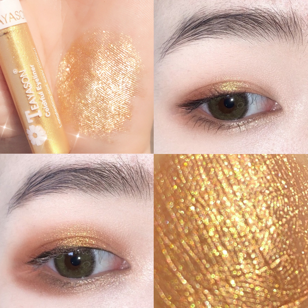 (Hàng Mới Về) Phấn Mắt Dạng Lỏng Màu Kim Tuyến Lấp Lánh Thương Hiệu Teayason | BigBuy360 - bigbuy360.vn