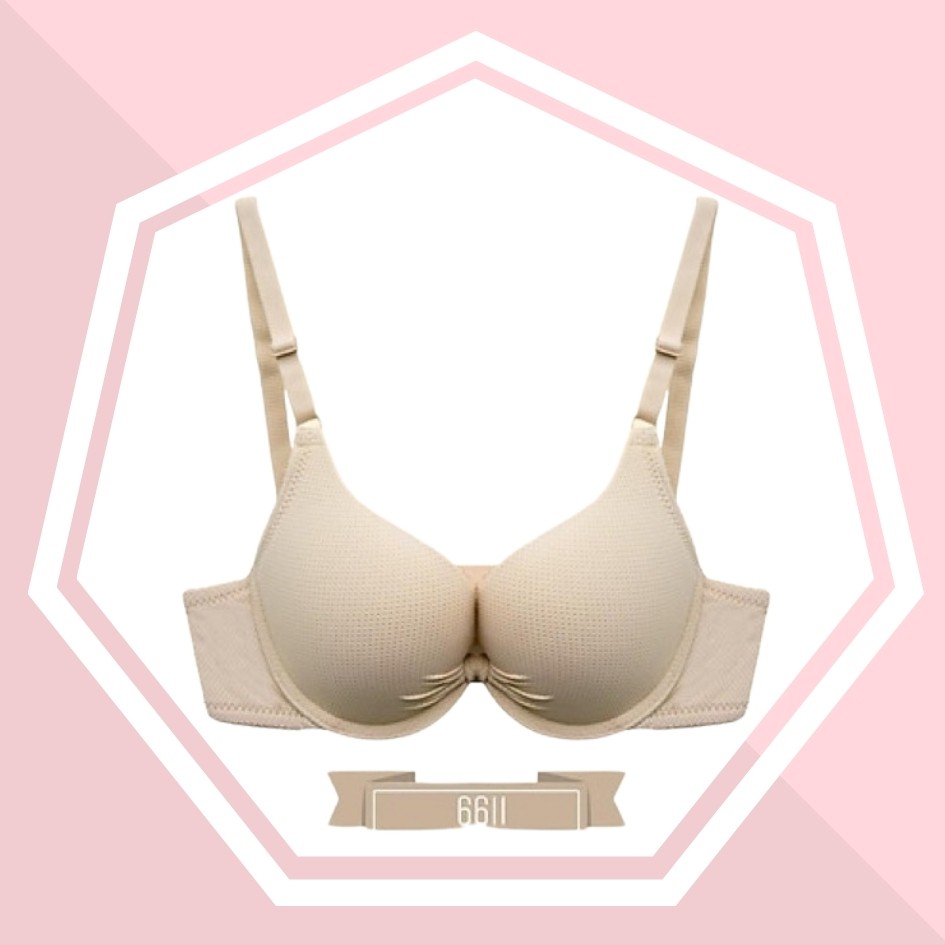 Áo lót Thái đẩy kép, xoắn, thông hơi/Áo lót thông hơi 6611 đệm dày siêu đẩy kép có gọng | BigBuy360 - bigbuy360.vn