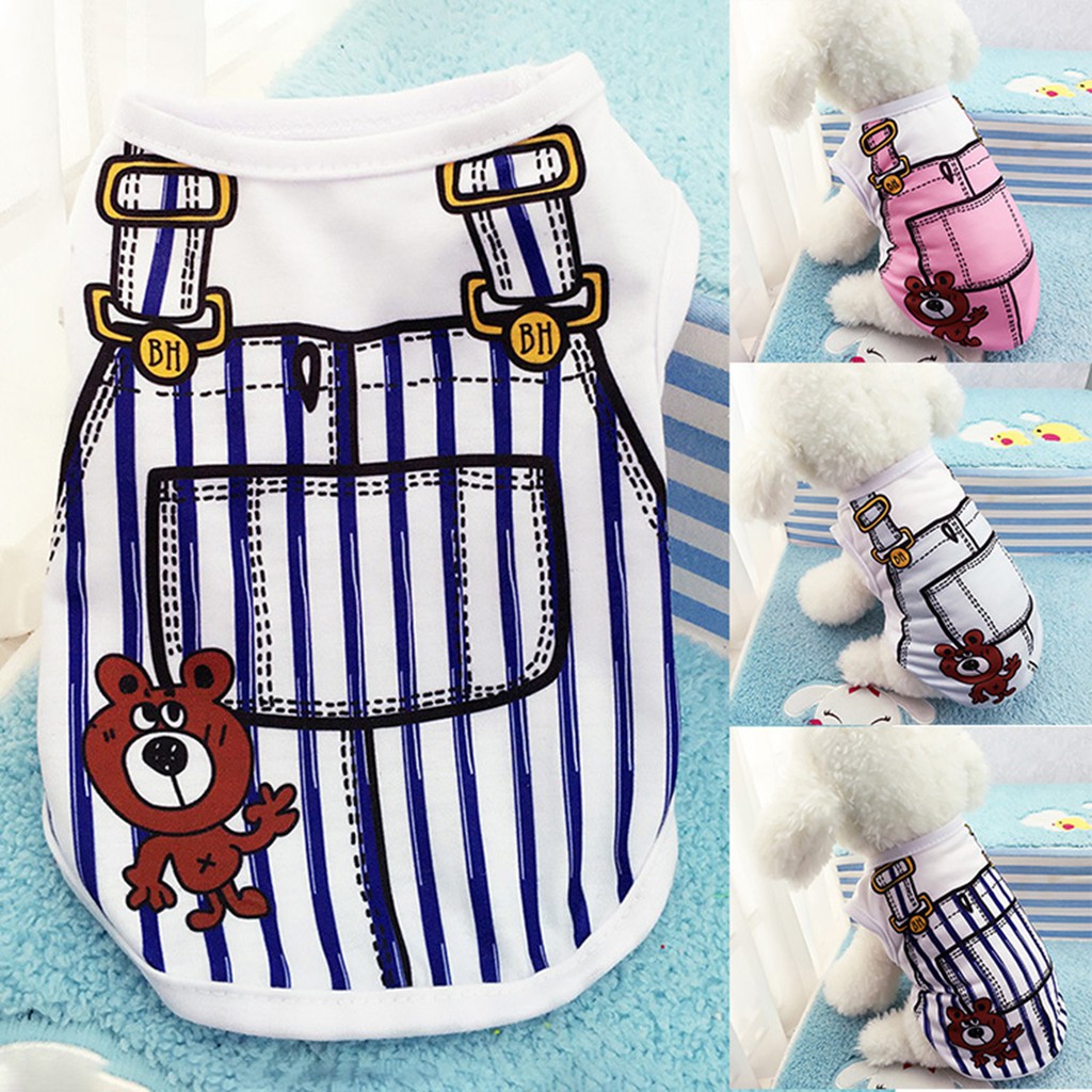 Áo Họa Tiết Hoạt Hình Đáng Yêu Cho Thú Cưng