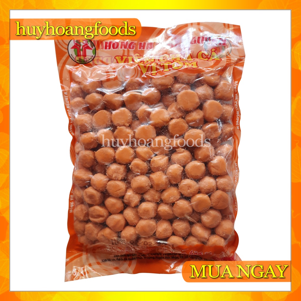 Tôm Viên Bịch 1kg Hiệu Hồng Hà [Giao Hỏa Tốc Biên Hòa]
